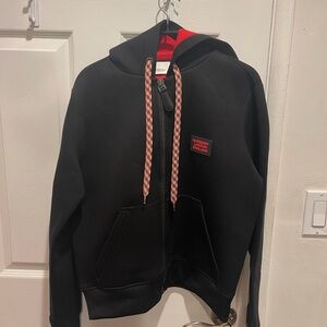 Burberry Red and Black Hoodie